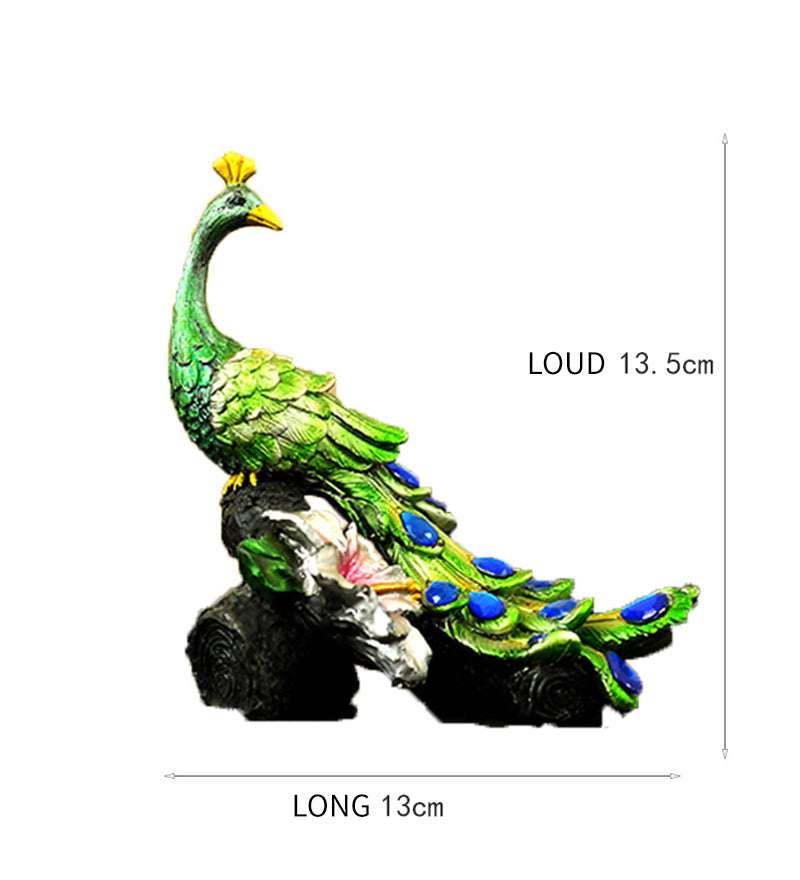 RONGHE Roman Column And Peacock(For specific pricing, please consult our customer service)Minimum order quantity: 200 pieces Home Decorative Ornaments Creative Gifts Resin Crafts