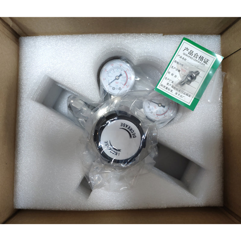 YONGJI Stainless steel pressure reducer Pressure reducing valves for manifolds Primary regulators Stainless Steel pressure reducer Carbon dioxide pressure reducer Helium pressure reducer Inert gas pressure reducer