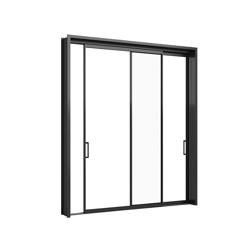 MEISHUN 40 Perfect System Flush door Very narrow three linkage sliding door Changrainbow glass door