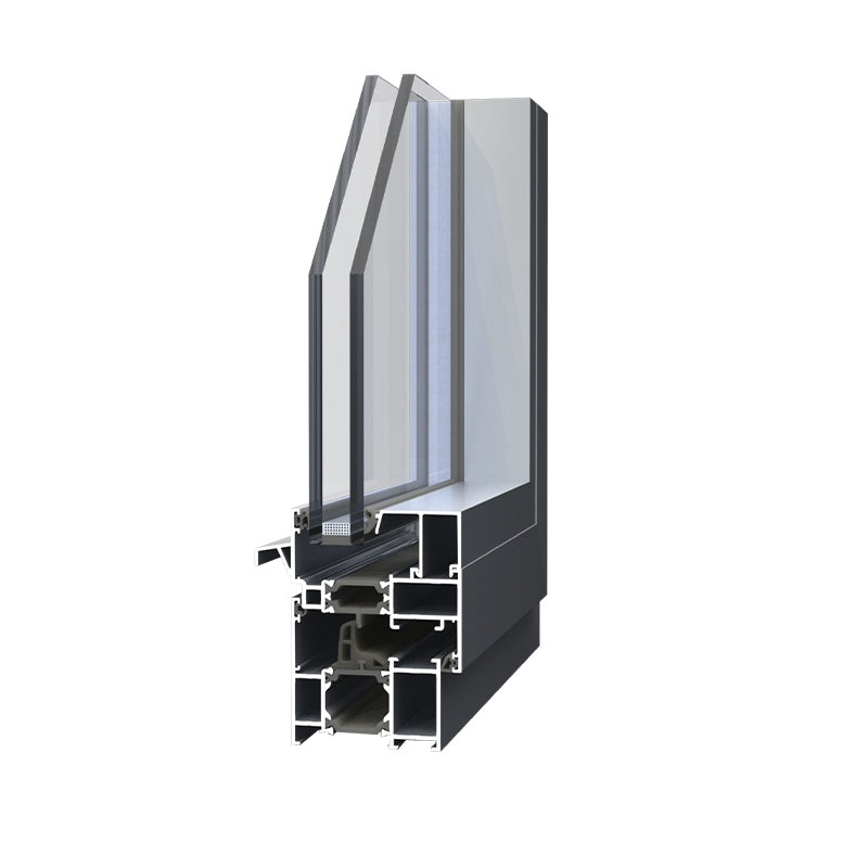 HUSHENG Aluminum alloy ES65 series casement window Steel fire-resistant window soundproof window