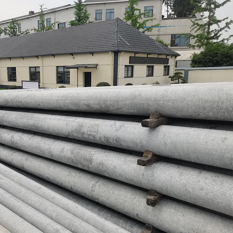 YONYU Ring concrete electric pole: 190*15 meters M class flange connection High voltage power supply pole Prefabricated power pole
