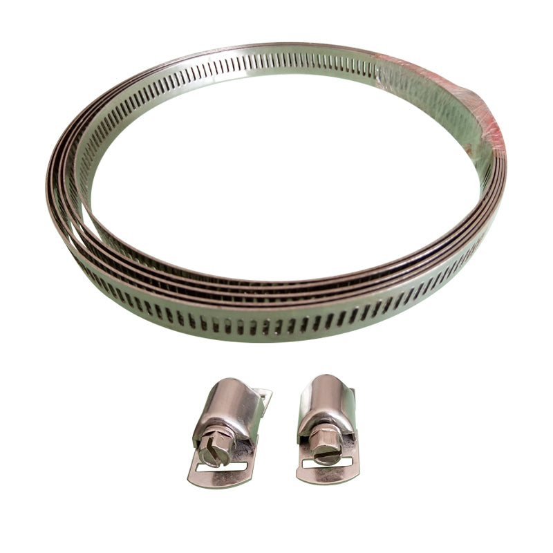 ZHONGQI Stainless steel throat clamp Stainless steel with self-made American hose clamp