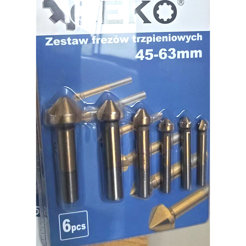 YUXUANG 6PC lengthened three-blade chamfer 4241
