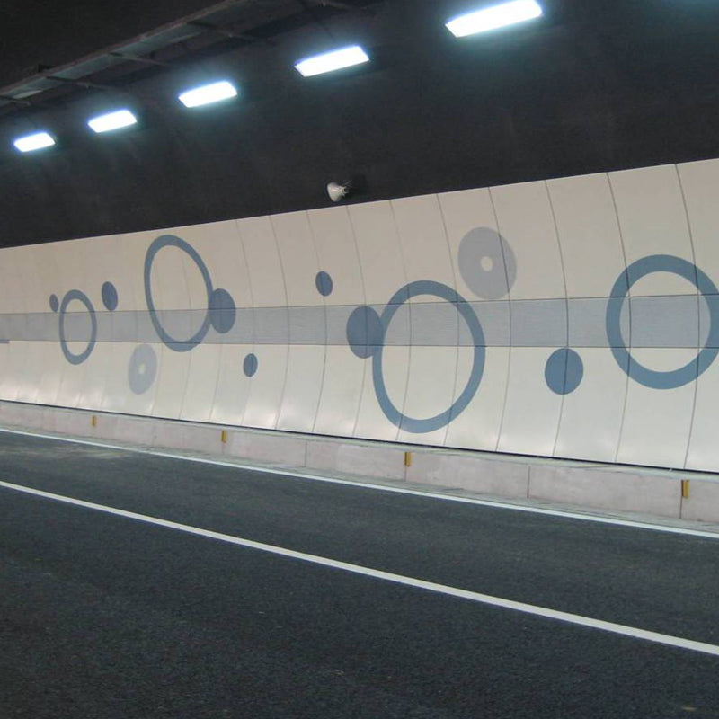 KAIER Enamelled steel plates for tunnels