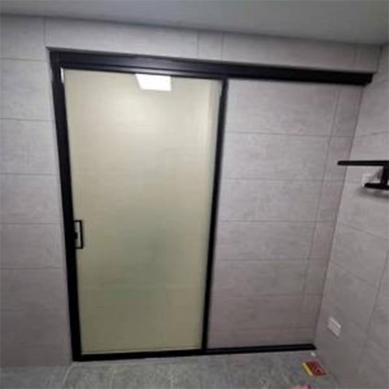 FOLAN 40 sliding door monorail Glass partition door very narrow edge aluminum magnesium titanium alloy
