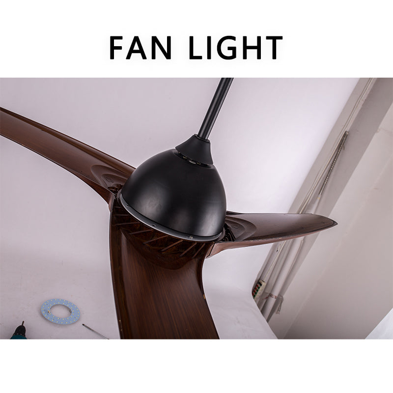 FENGZHIYUAN Ceiling fan light JY52-172 Nordic living room home electric fan Commercial retro ceiling fan