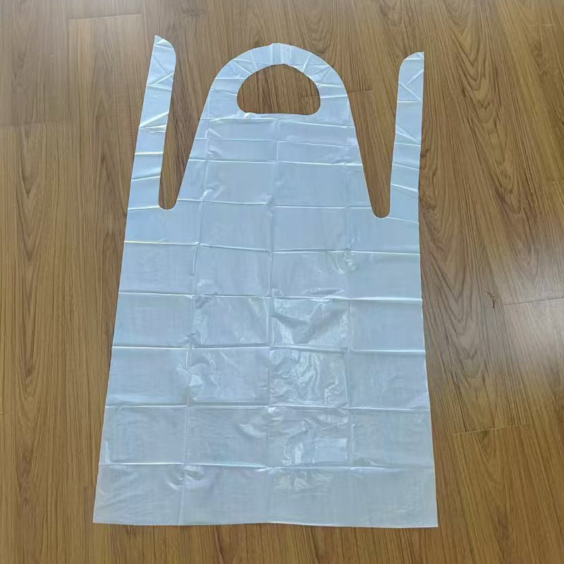 NUOBAIJIE PE apron Disposable apron Special for catering Hotel waterproof and oil-proof adult bib