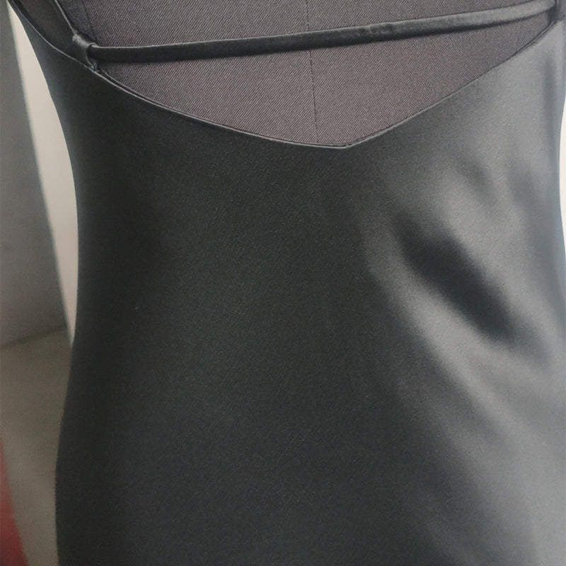 ZHONGDONGCHUN Halter one-piece dress