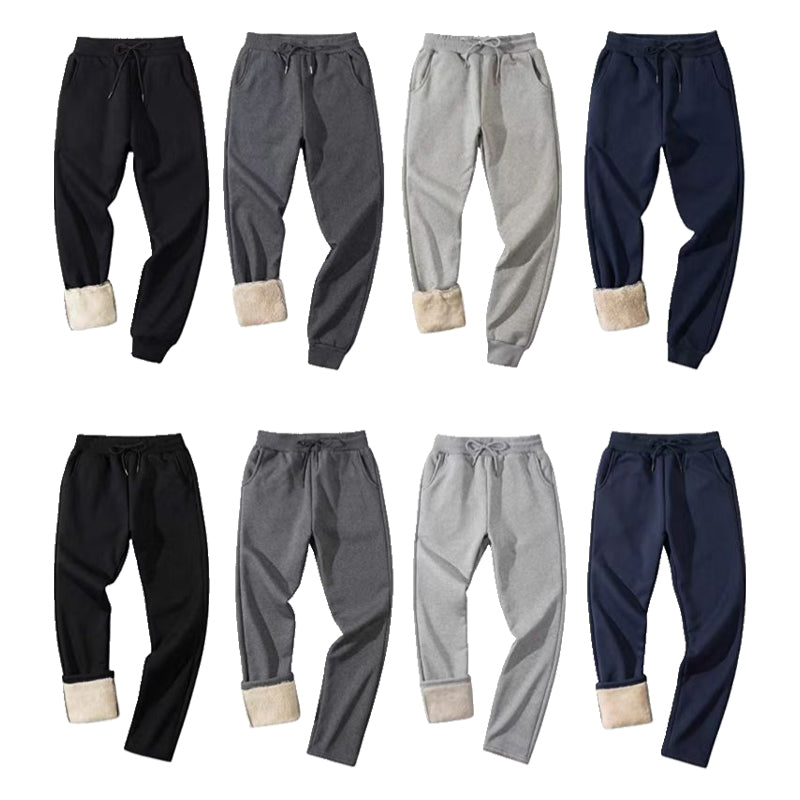 QINXI Thickened warm pants Starting quantity 30000 Pants padded and lengthened Gray Drawstring Pants Casual everything