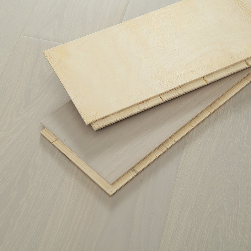 SHIJU Oak whole birch cream white Thickening wear-resistant environmental protection moisture-proof flame retardant non-slip