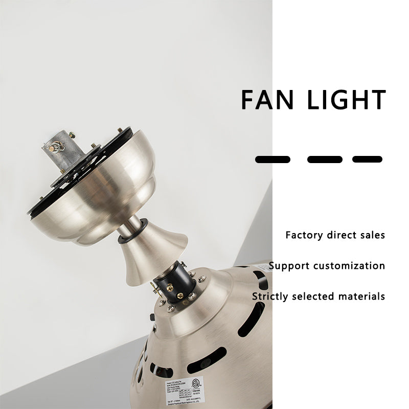FENGZHIYUAN Ceiling fan light JY52-2007 LED lights with fan Nordic restaurant home