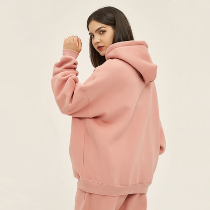 QINXI Hooded sweatshirt Starting quantity 20000 American retro Explosive top Fleece hoodie