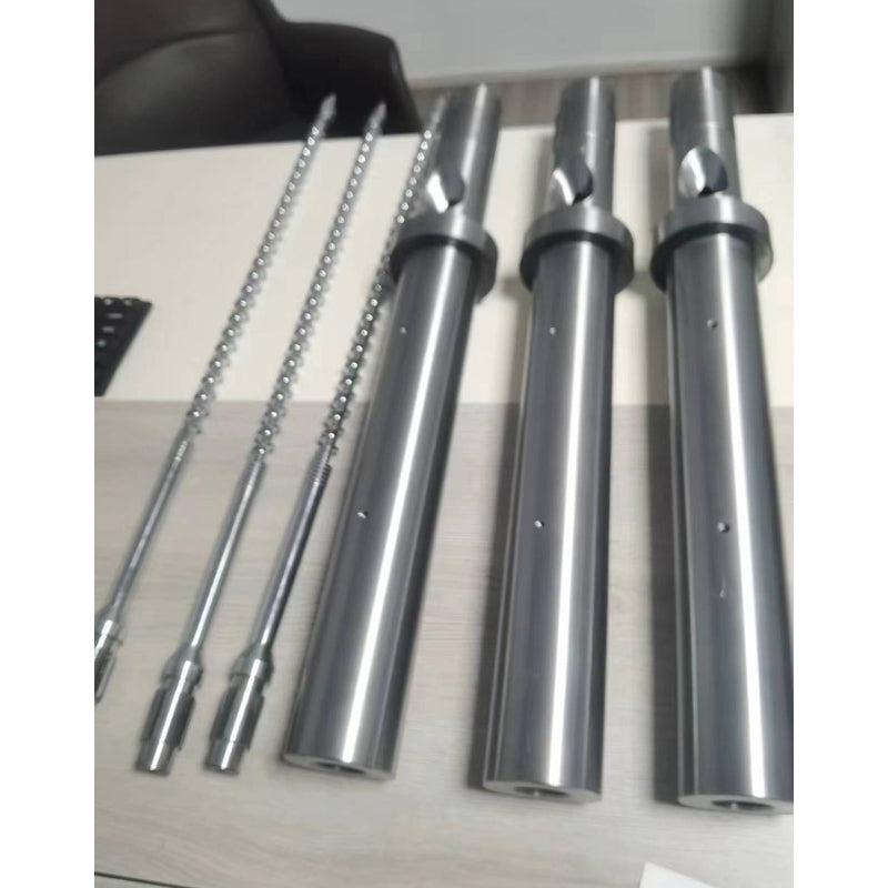 JUNSHUO Conical twin-screw barrels  Screw for granulator, screw for film blowing machine