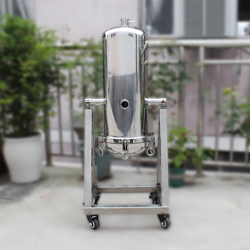 DUTE Stainless Steel Titanium Rod Filter（For specific pricing, please contact customer service）Safe Environmentally Friendly Horizontal Type Fine Chemical Raw Materials