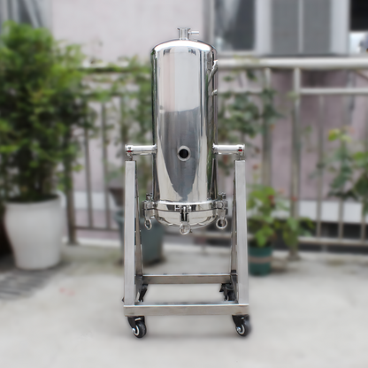 DUTE Stainless Steel Titanium Rod Filter（For specific pricing, please contact customer service）Safe Environmentally Friendly Horizontal Type Fine Chemical Raw Materials