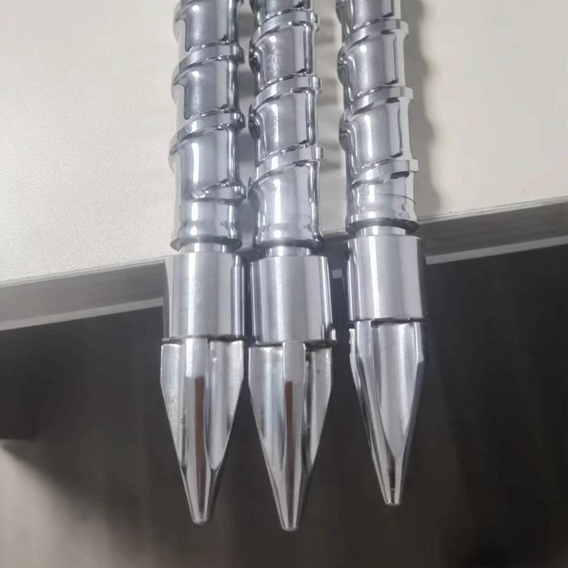 JUNSHUO Conical twin-screw barrels  Screw for granulator, screw for film blowing machine