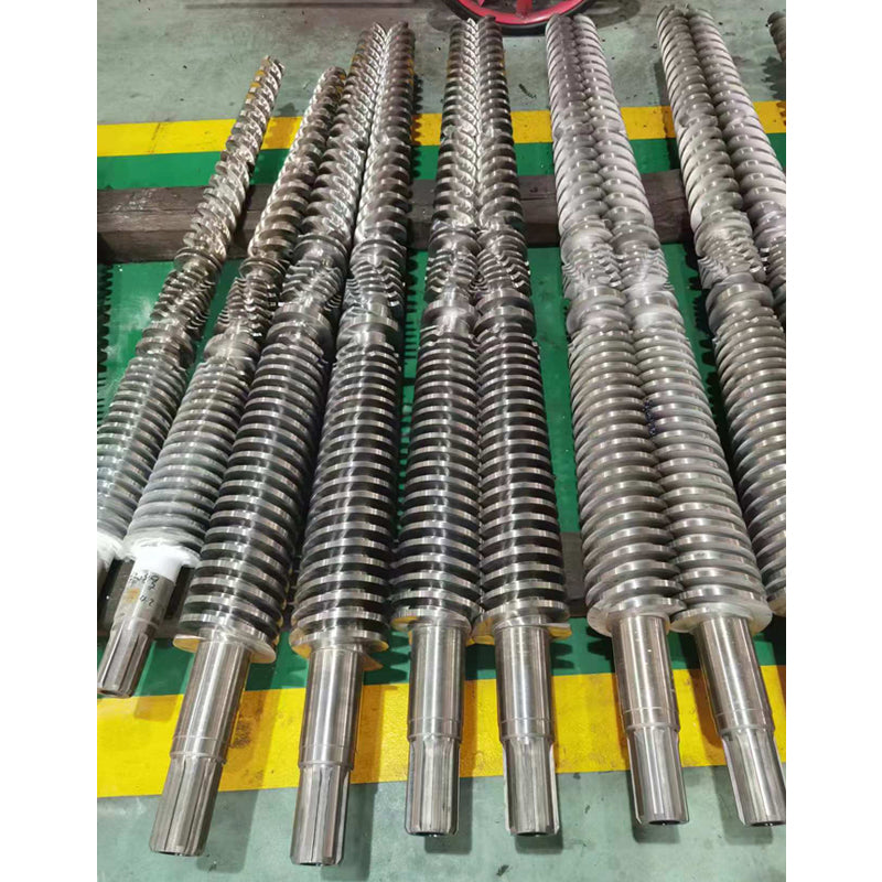 JUNSHUO Conical twin-screw barrels  Screw for granulator, screw for film blowing machine