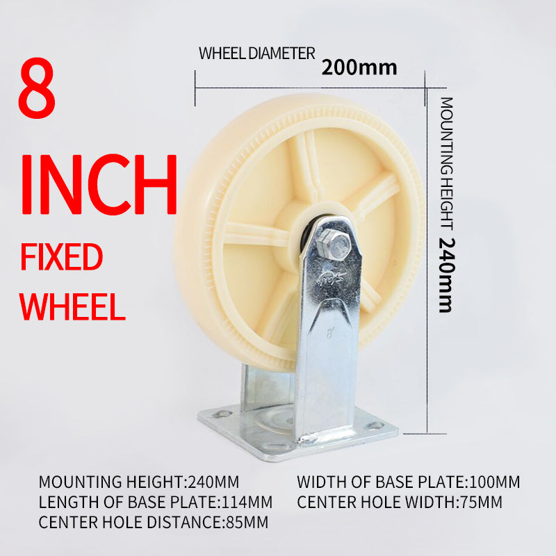 SHENGHONG Thickend Nylon Casters 02（For specific pricing, please consult customer service）Universal Wheel large caliber PP material