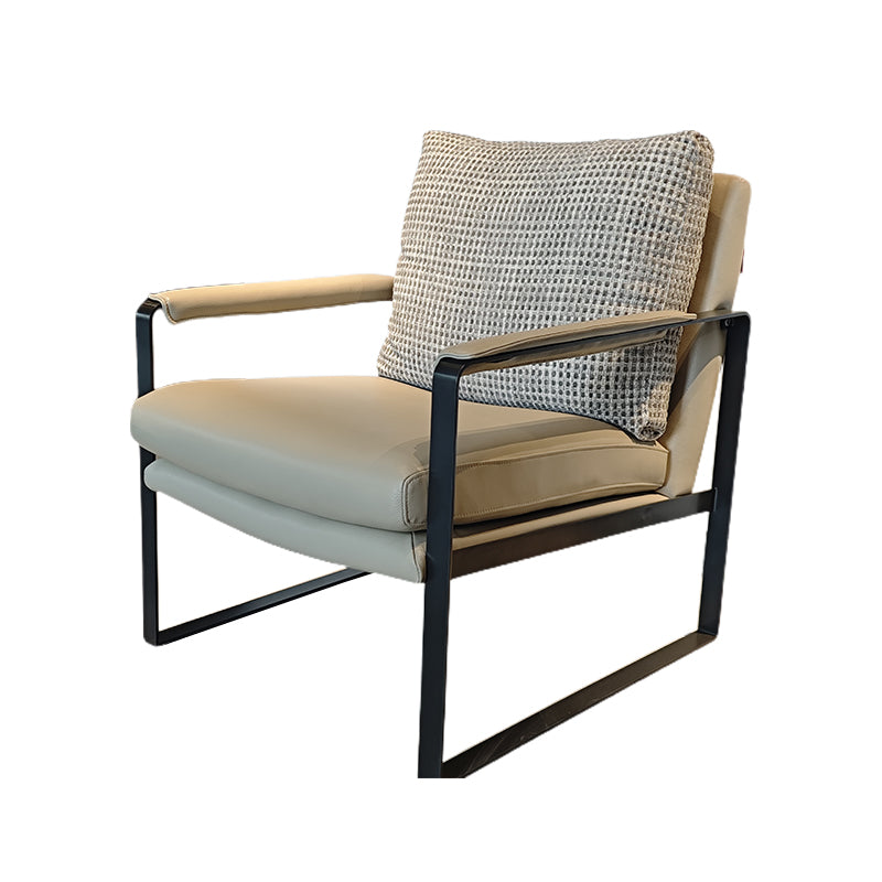 BOLIN Leisure Single Bed Armchair 02  Single lazy sofa iron art simple light luxury