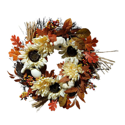 ZONGHONG thanksgiving wreath decorative door hanging door decorations