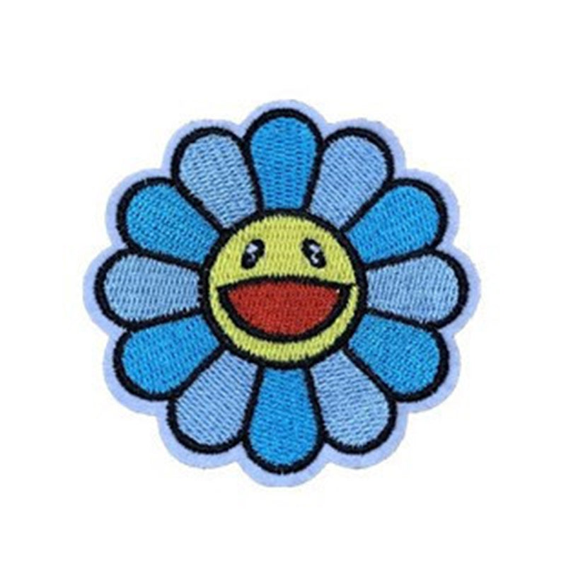 SHENGTONG Sunflower Series  Ripped patch applique embroidery cloth patch