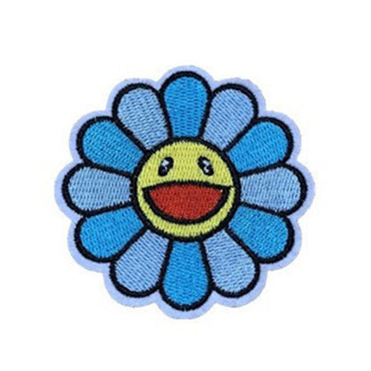 SHENGTONG Sunflower Series  Ripped patch applique embroidery cloth patch