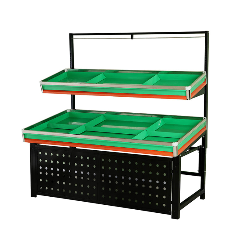 JINGLE fruit and vegetable rack  Fresh supermarket fruit shelf promotion display rack multi-function