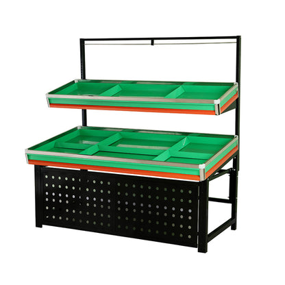 JINGLE fruit and vegetable rack  Fresh supermarket fruit shelf promotion display rack multi-function