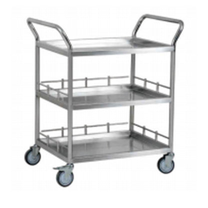JINGLE carts  Thickened hotel mobile dining car three layers of stainless steel
