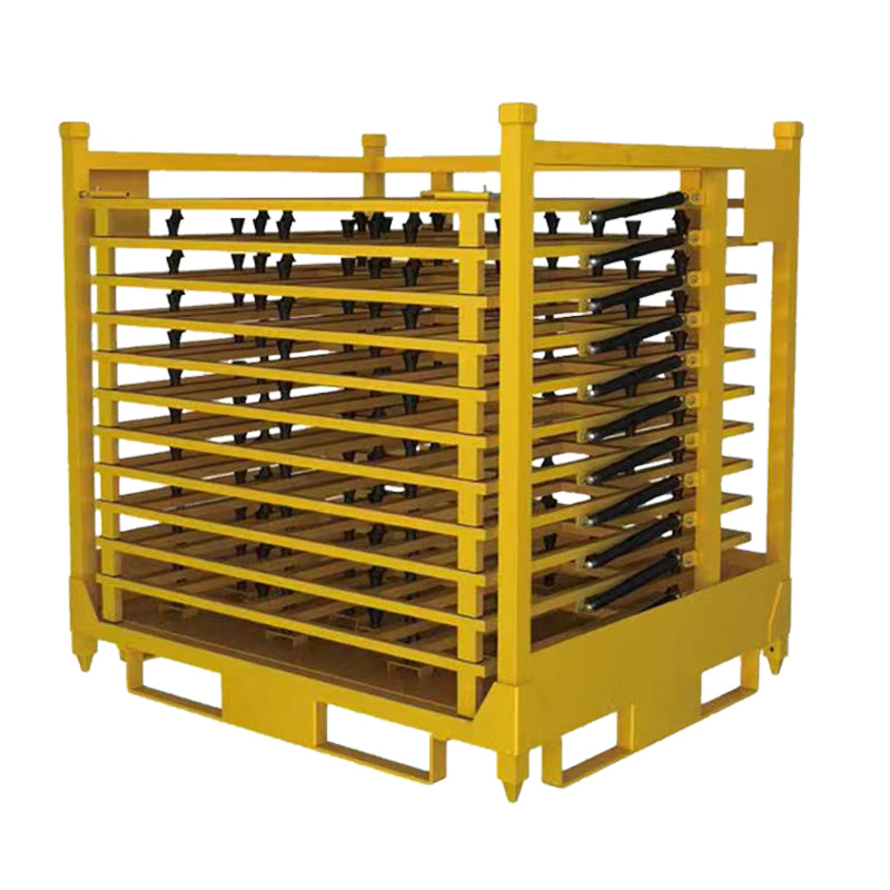 JINGLE folding frame  Heavy mobile cage material turnover box