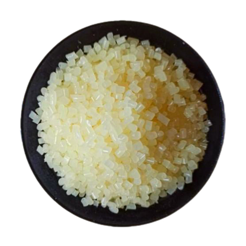 XINDA Carton color box sealing hot melt adhesive pellets HAB-4 yellow packaging adhesive  High viscosity hot melt adhesive coated color box sealing adhesive