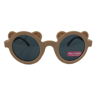 DINGLONG Child frame (TPE material)  Children's UV protective sunglasses cartoon bear