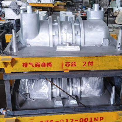 JINGJUN exhaust air silencer  Metal muffler CNC machining durable