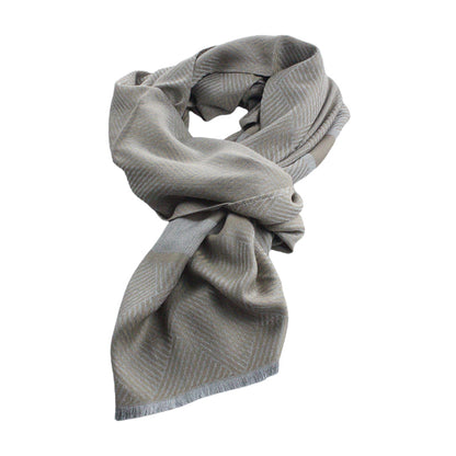 GUANZHI A Thin Jacquard Scarf  Skin friendly warm soft winter
