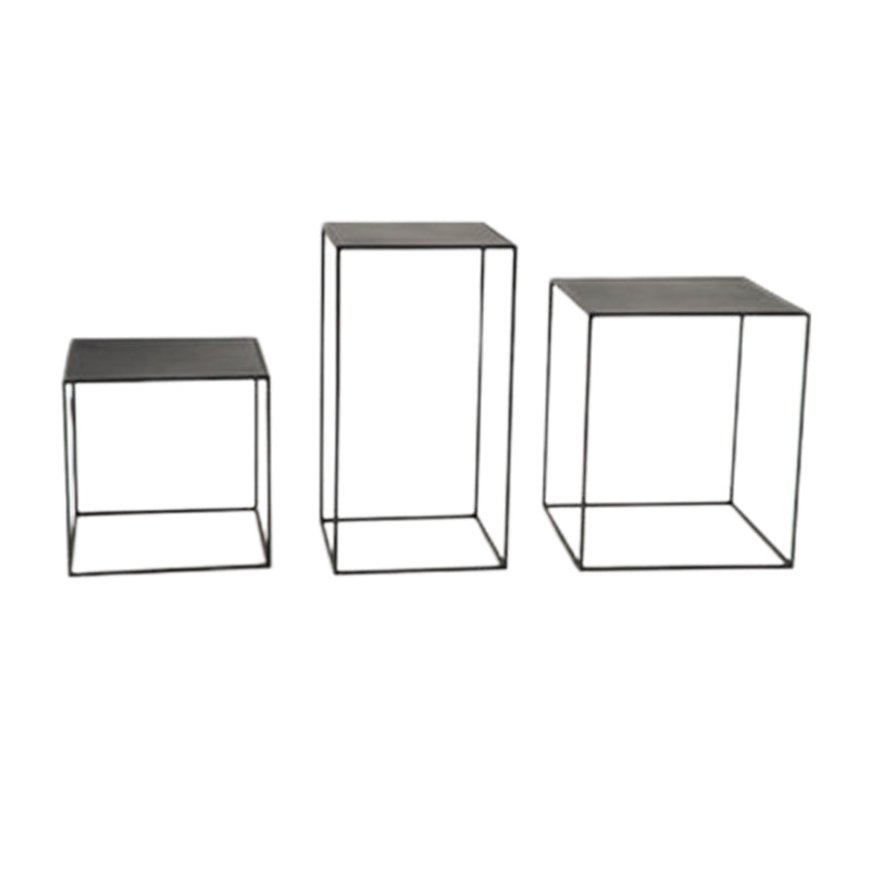 JINGLE high and low tables   Wrought iron flower frame living room small coffee table simple
