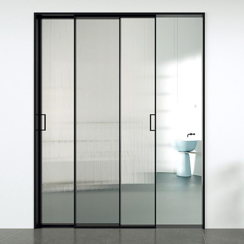FOLAN 40 Sliding Door Triple Track  Three linkage long iris glass sliding door extremely narrow frame