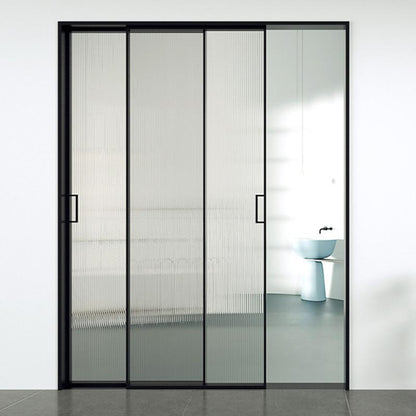 FOLAN 40 Sliding Door Triple Track  Three linkage long iris glass sliding door extremely narrow frame
