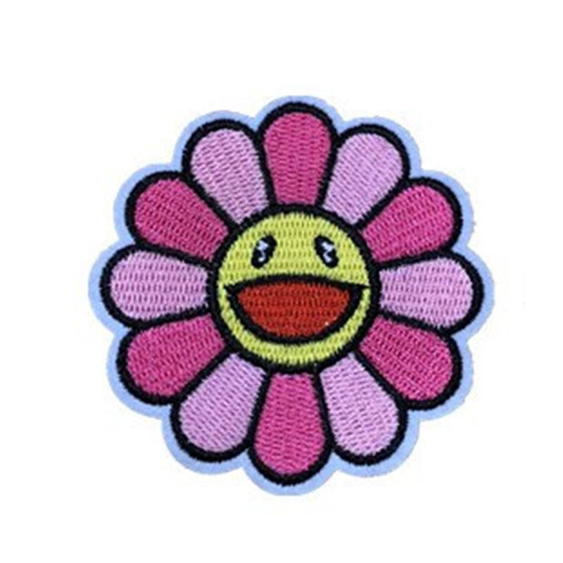 SHENGTONG Sunflower Series  Ripped patch applique embroidery cloth patch