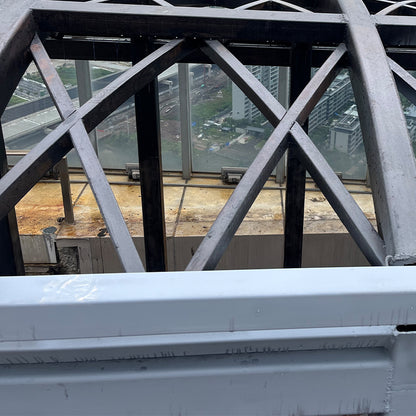 HUIFANG Steel structure of the canopy (Consult customer service for specific price per square metre)  Customized outdoor waterproofing