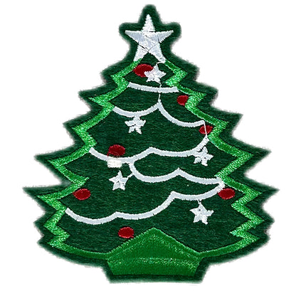 SHENGTONG Christmas Series  Embroidery cloth paste hair accessories DIY accessories