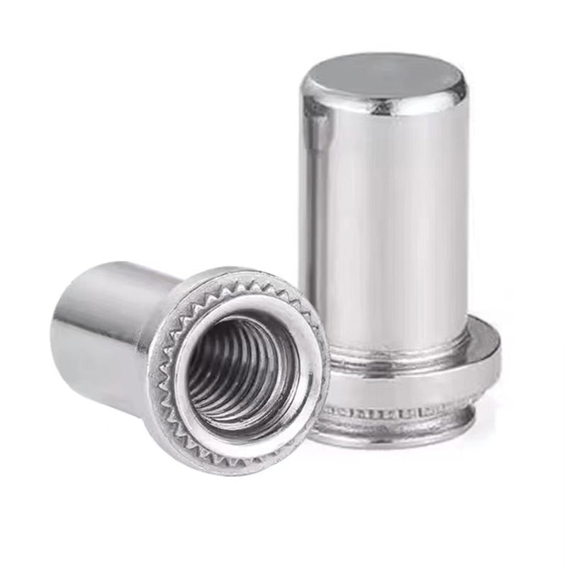 DITUO blind nut  Blind hole pressure riveting stud environmental blue white zinc
