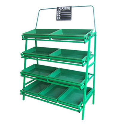 JINGLE fruit and vegetable rack  Fresh supermarket fruit shelf promotion display rack multi-function