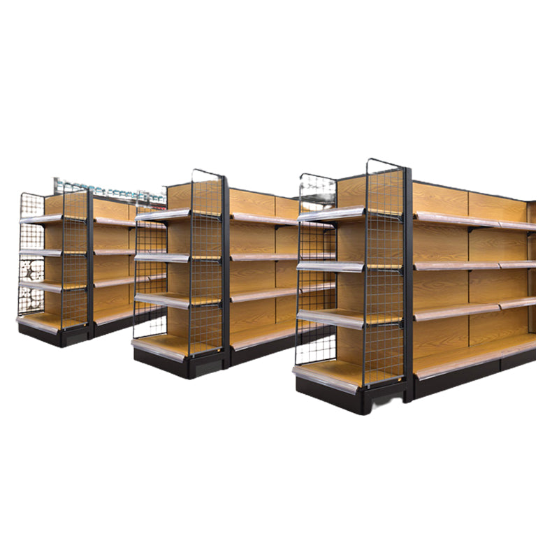 JINGLE Wood-Painted shelves  Supermarket shelf display rack