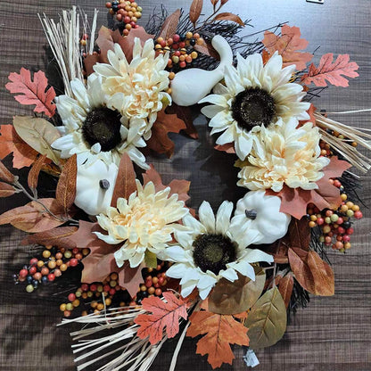 ZONGHONG thanksgiving wreath decorative door hanging door decorations