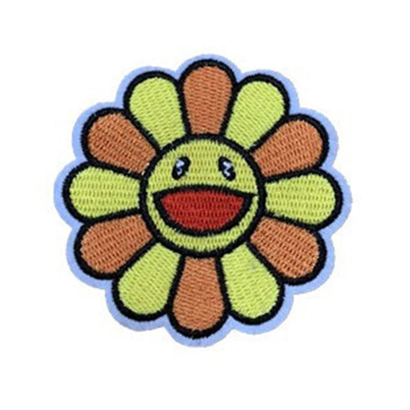 SHENGTONG Sunflower Series  Ripped patch applique embroidery cloth patch