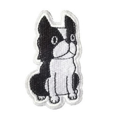 SHENGTONG Animal Series   Cartoon animal embroidered cloth applique with torn patch applique
