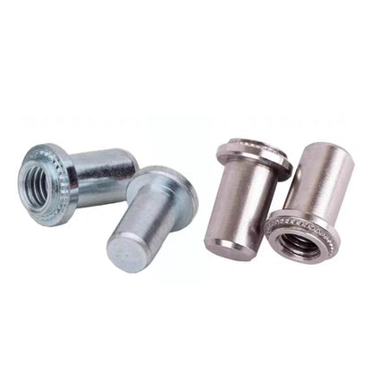 DITUO blind nut  Blind hole pressure riveting stud environmental blue white zinc