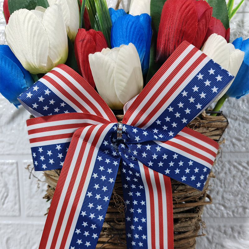 ZONGHONG Independence Day modelingpatriotic decoration  Wall doors hang Independence Day decorations Flag garlands