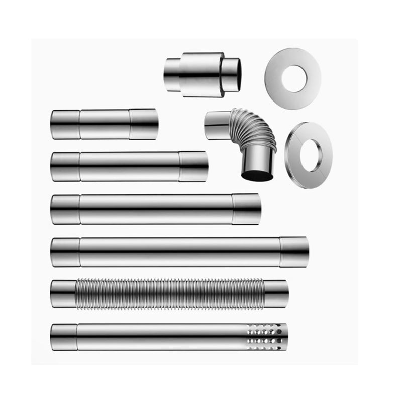 HAITIAN Stainless steel extension pipe fittings（Please consult customer service for specific prices）Thickened gas water heater exhaust pipe corrosion resistance