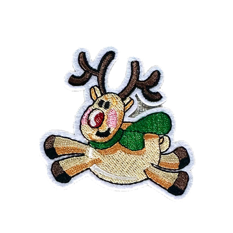 SHENGTONG Christmas Series  Embroidery cloth paste hair accessories DIY accessories
